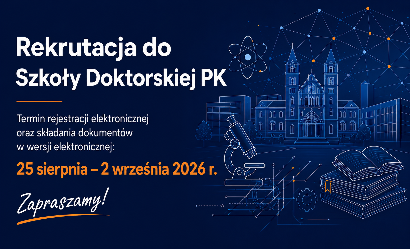 Admissions to the Doctoral School at the PK Krakow University of Technology